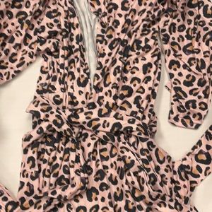 Pink Leopard Robe